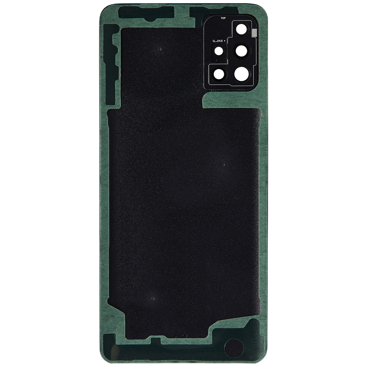 Samsung Galaxy A51 4G İle Uyumlu Arka Kapak Cam Kamera Lensli (A515 2019) (Aftermarket Plus) (Prism Crush Siyah) - Görsel 4