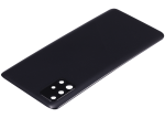 Samsung Galaxy A51 4G İle Uyumlu Arka Kapak Cam Kamera Lensli (A515 2019) (Aftermarket Plus) (Prism Crush Siyah) - Görsel 5