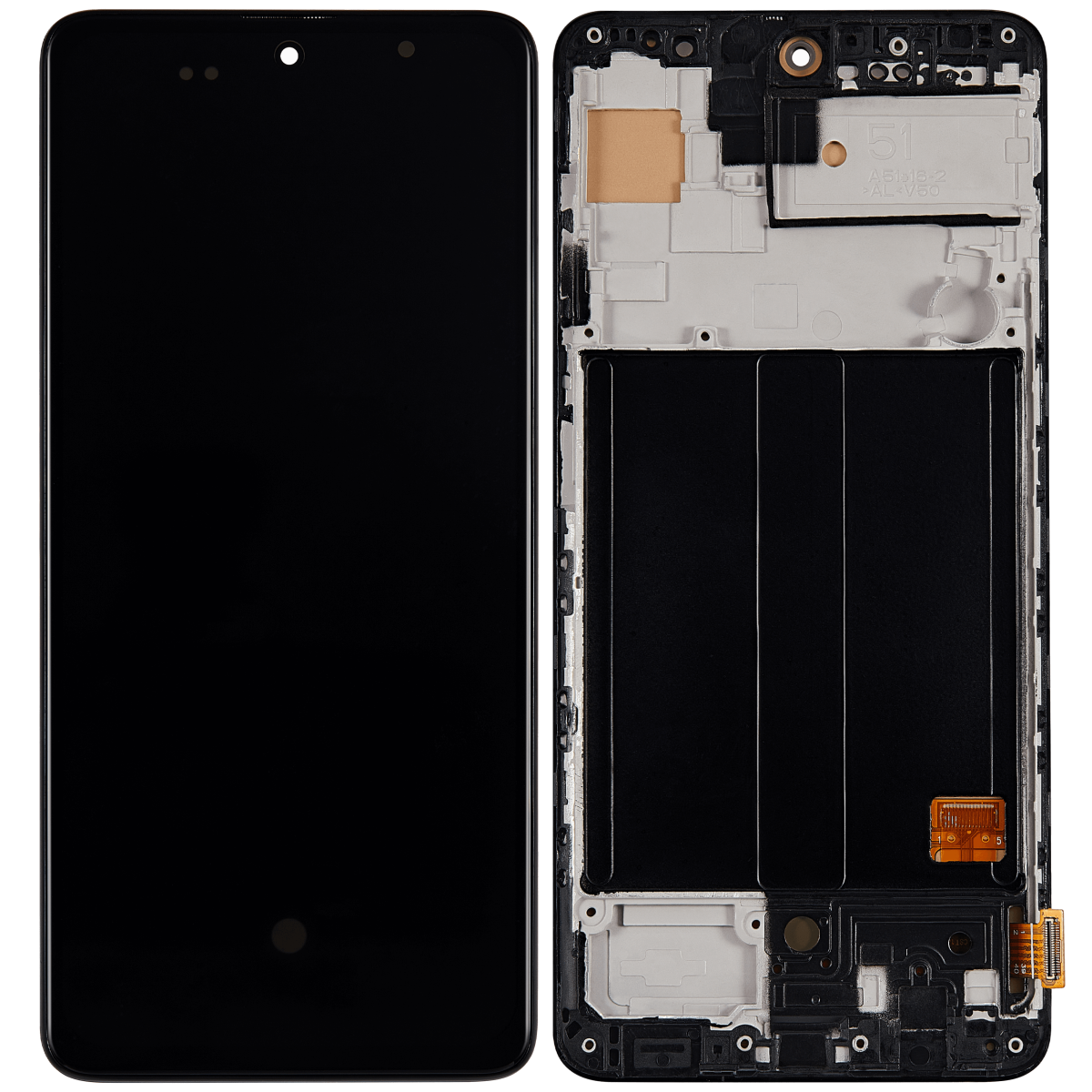 Samsung Galaxy A51 4G İle Uyumlu Çerçeveli ekran Orijinal Ekranı (A515 2019) (6.46") (Aftermarket Plus) (Tüm Renkler) - Görsel 2