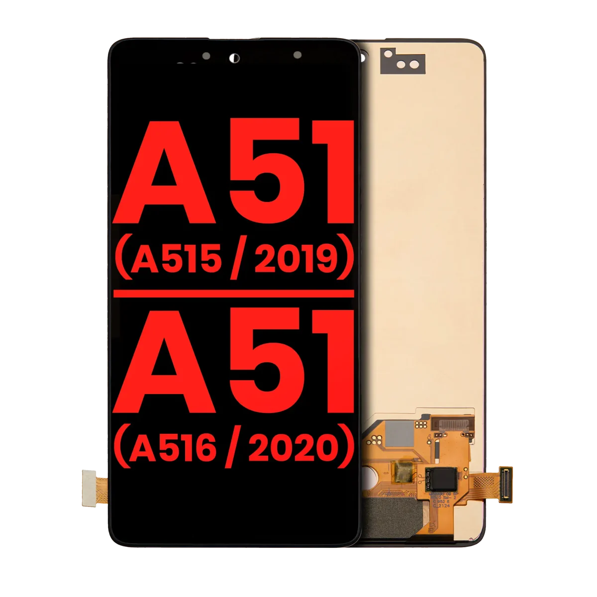 Samsung Galaxy A51 4G İle Uyumlu Çerçevesiz ekran Orijinal Ekranı (A515 2019) 5G (A516 2020) (6.46") (Tüm Renkler) - Görsel 2