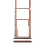 Samsung Galaxy A51 4G İle Uyumlu Çift Sim Kart Tepsisi (A515 2019) (Prism Crush Pembe)