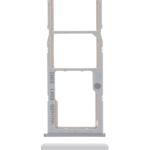 Samsung Galaxy A51 4G İle Uyumlu Çift Sim Kart Tepsisi (A515 2019) (Prizma Crush Beyaz)