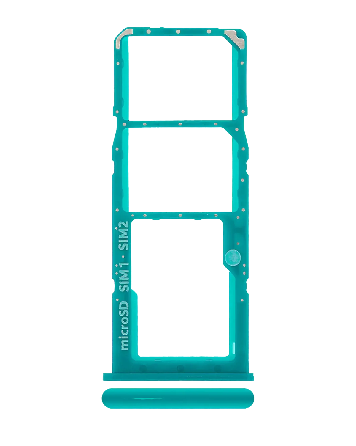 Samsung Galaxy A51 4G İle Uyumlu Çift Sim Kart Tepsisi (A515 2019) (Yeşil)