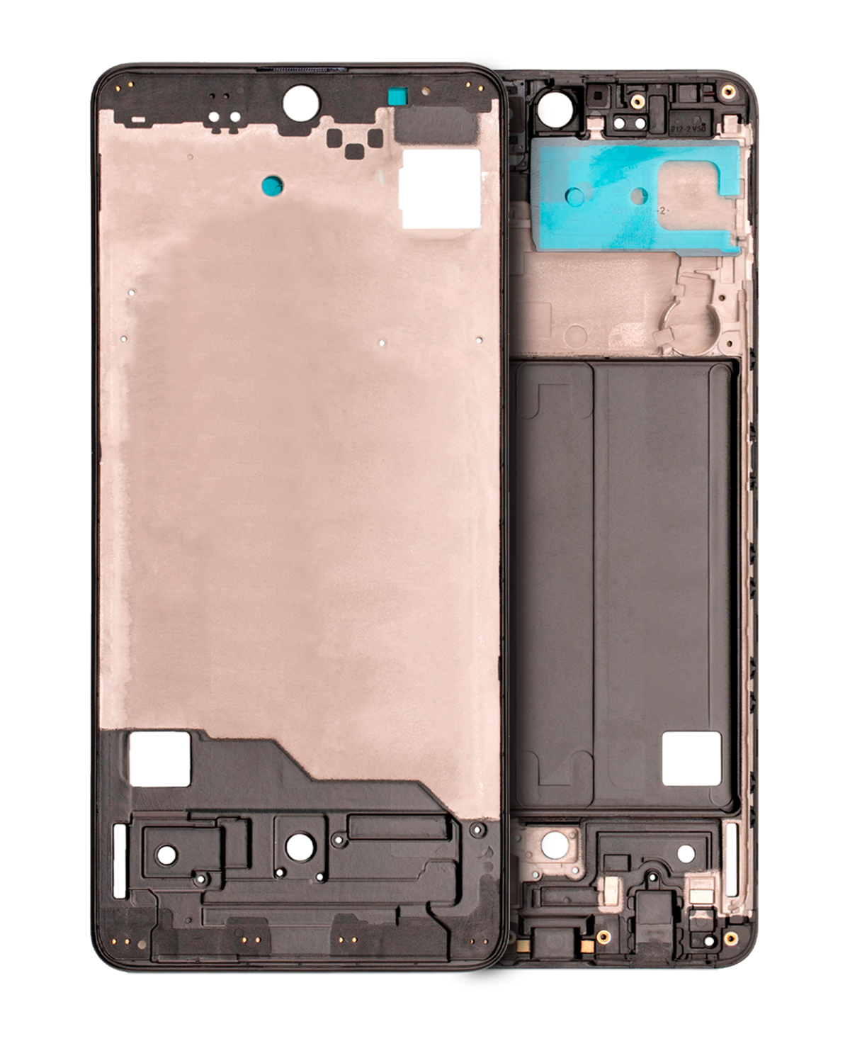 Samsung Galaxy A51 4G İle Uyumlu LCD Çerçeve (A515 2019) (Prizma Crush Siyah)