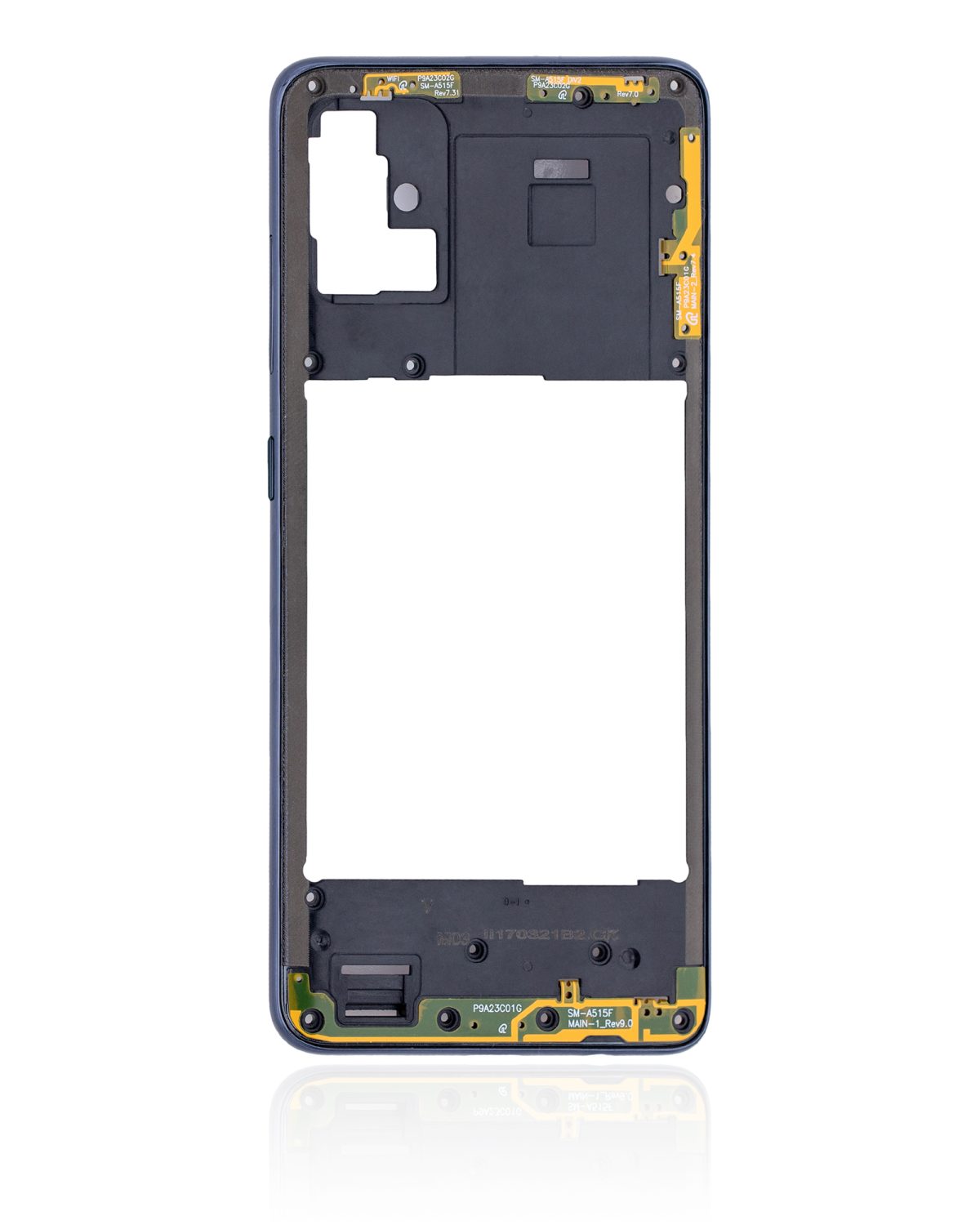 Samsung Galaxy A51 4G İle Uyumlu  Orta Çerçeve Kasası Orta Çerçeve Kasası (A515 2019) (Prism Crush Siyah) - Görsel 3