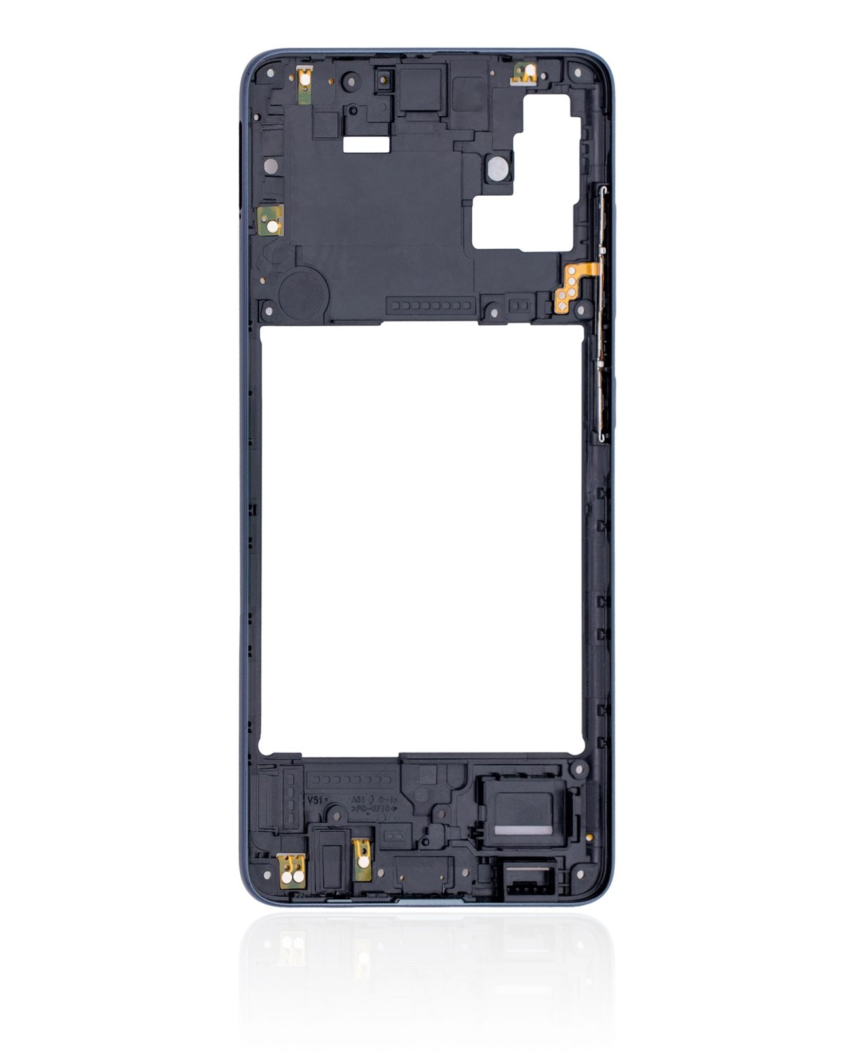 Samsung Galaxy A51 4G İle Uyumlu  Orta Çerçeve Kasası Orta Çerçeve Kasası (A515 2019) (Prism Crush Siyah) - Görsel 4