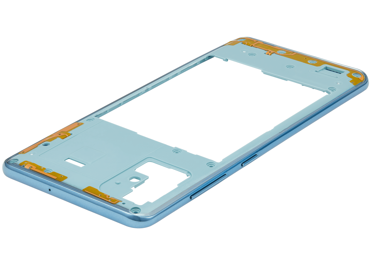 Samsung Galaxy A51 4G İle Uyumlu  Orta Çerçeve Kasası Orta Çerçeve Kasası (A515 2019) (Prizma Crush Mavi) - Görsel 5
