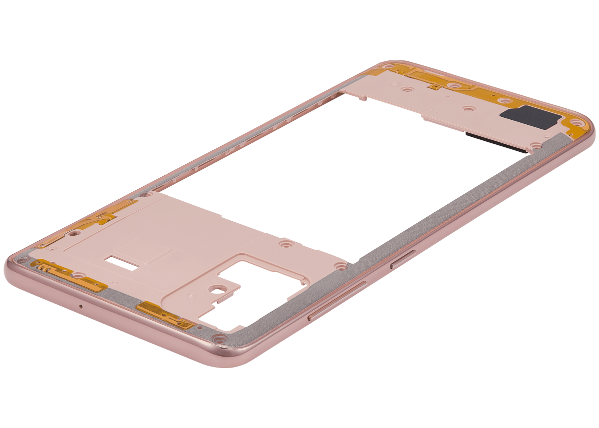 Samsung Galaxy A51 4G İle Uyumlu  Orta Çerçeve Kasası Orta Çerçeve Kasası (A515 2019) (Prizma Crush Pembe) - Görsel 5
