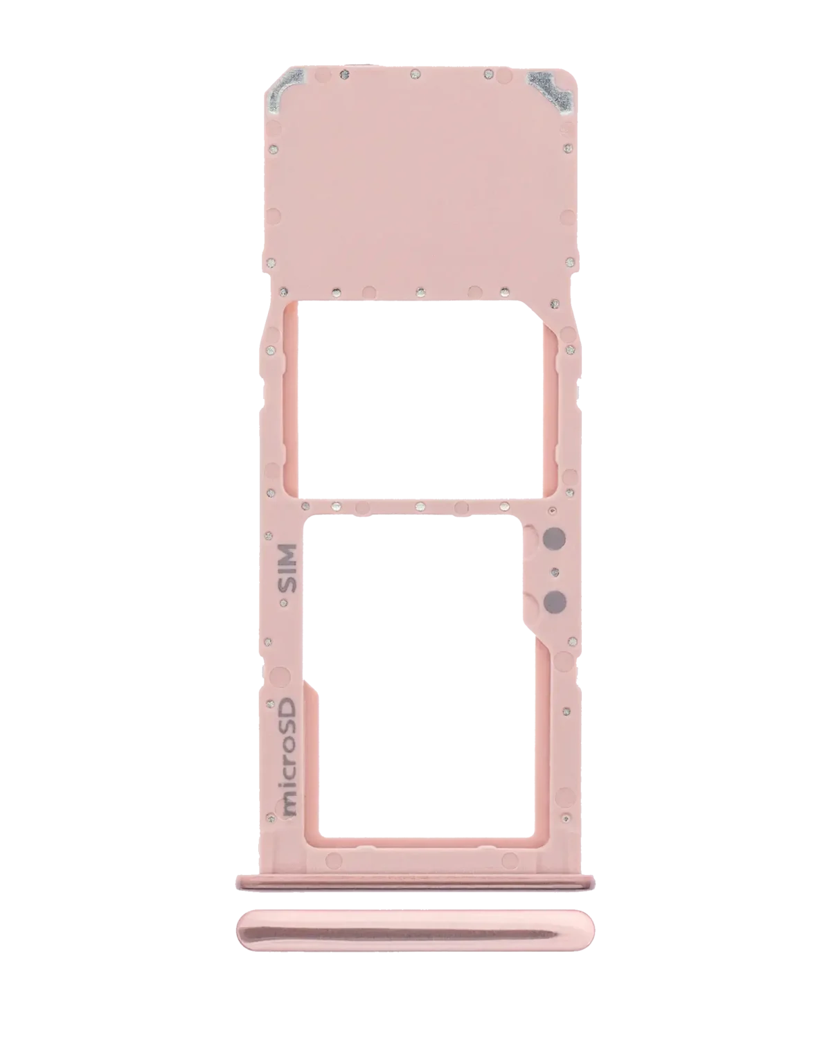 Samsung Galaxy A51 4G İle Uyumlu Tek Sim Kart Tepsisi (A515 2019) (Prism Crush Pembe) - Görsel 5