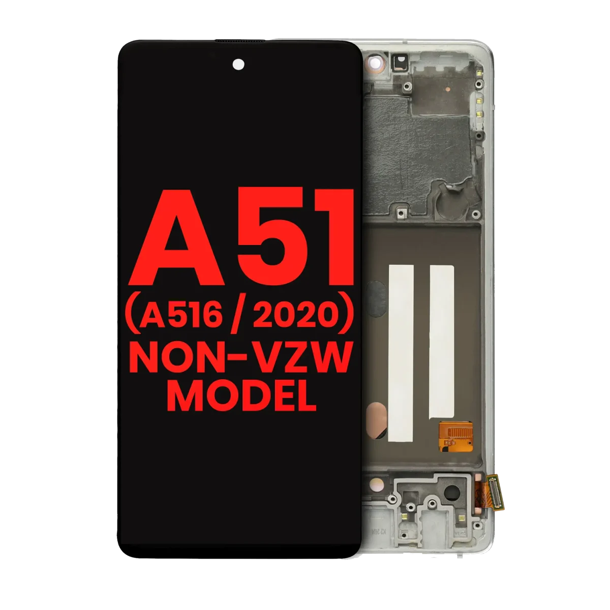 Samsung Galaxy A51 5G İle Uyumlu (A516 2020) (Verizon Olmayan 5G UW Çerçeve) (6