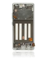 Samsung Galaxy A51 5G İle Uyumlu (A516 2020) (Verizon Olmayan 5G UW Çerçeve) (6,46") (Prizma Küp Beyaz) Çerçeveli ekran Orijinal Ekranı - Görsel 3