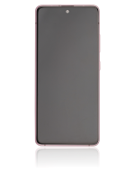 Samsung Galaxy A51 5G İle Uyumlu (A516 2020) (Verizon Olmayan 5G UW Çerçeve) Orijinal (Prizma Küp Pembe) Çerçeveli ekran Orijinal Ekranı - Görsel 4