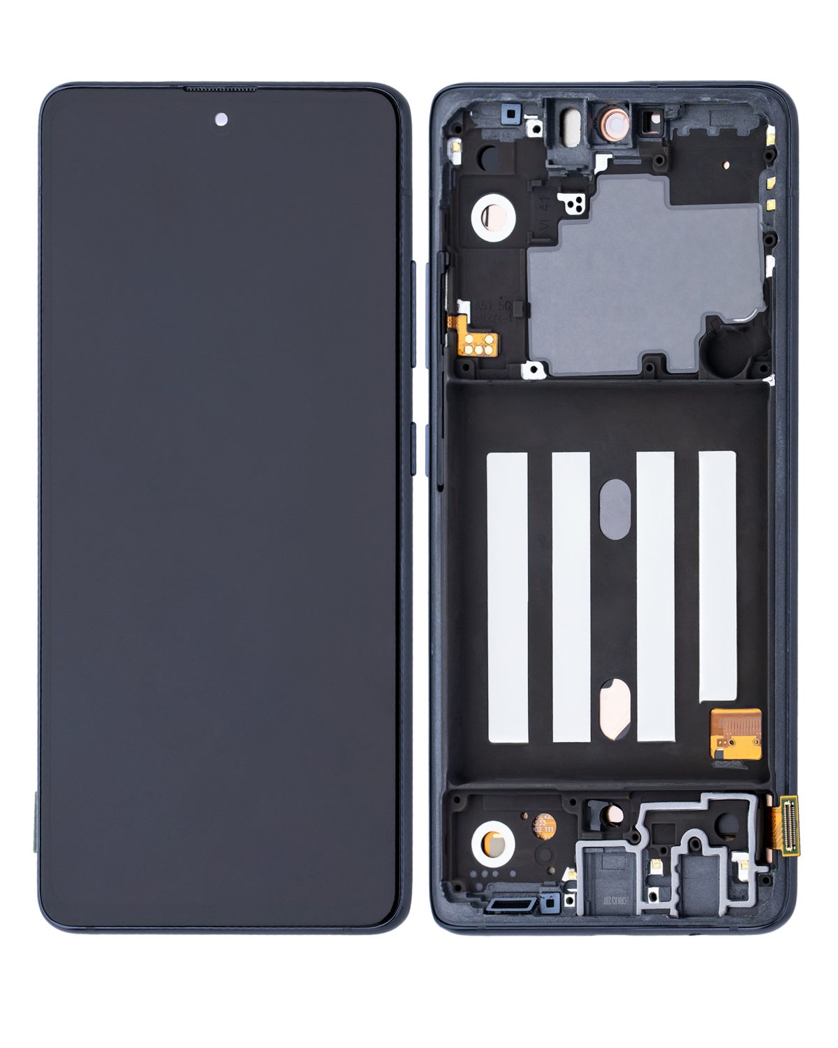Samsung Galaxy A51 5G İle Uyumlu (A516 2020) (Verizon Olmayan 5G UW Çerçeve) Orijinal (Prizma Küp Siyah) Çerçeveli ekran Orijinal Ekranı - Görsel 3