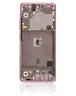 Samsung Galaxy A51 5G İle Uyumlu (A516 2020) (Verizon Olmayan 5G UW Çerçeve) (Servis Paketi) (Prizma Küp Pembe) Çerçeveli ekran Orijinal Ekranı - Görsel 5