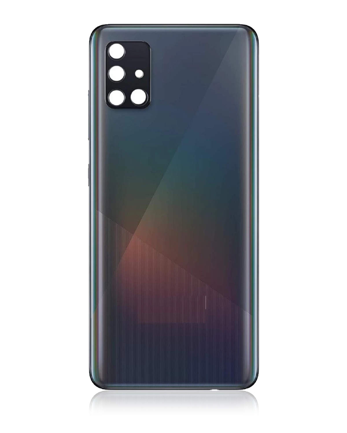 Samsung Galaxy A51 5G İle Uyumlu Arka Kapak Cam Kamera Lensli (A516 2020) (Servis Paketi) (Prizma Küp Siyah) - Görsel 2