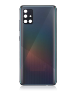Samsung Galaxy A51 5G İle Uyumlu Arka Kapak Cam Kamera Lensli (A516 2020) (Servis Paketi) (Prizma Küp Siyah) - Görsel 2