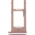 Samsung Galaxy A51 5G İle Uyumlu İle Uyumlu Çift Sim Kart Tepsisi (A516 2020) (Prizma Küp Pembe)