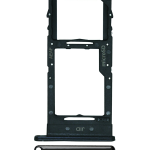 Samsung Galaxy A51 5G İle Uyumlu İle Uyumlu Çift Sim Kart Tepsisi (A516 2020) (Prizma Küp Siyah)