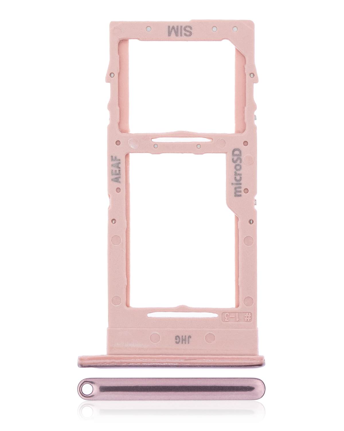 Samsung Galaxy A51 5G İle Uyumlu İle Uyumlu Tek Sim Kart Tepsisi (A516 2020) (Prizma Küp Pembe) - Görsel 5