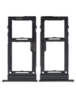 Samsung Galaxy A51 5G İle Uyumlu İle Uyumlu Tek Sim Kart Tepsisi (A516 2020) (Prizma Küp Siyah) - Görsel 2