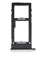 Samsung Galaxy A51 5G İle Uyumlu İle Uyumlu Tek Sim Kart Tepsisi (A516 2020) (Prizma Küp Siyah) - Görsel 3