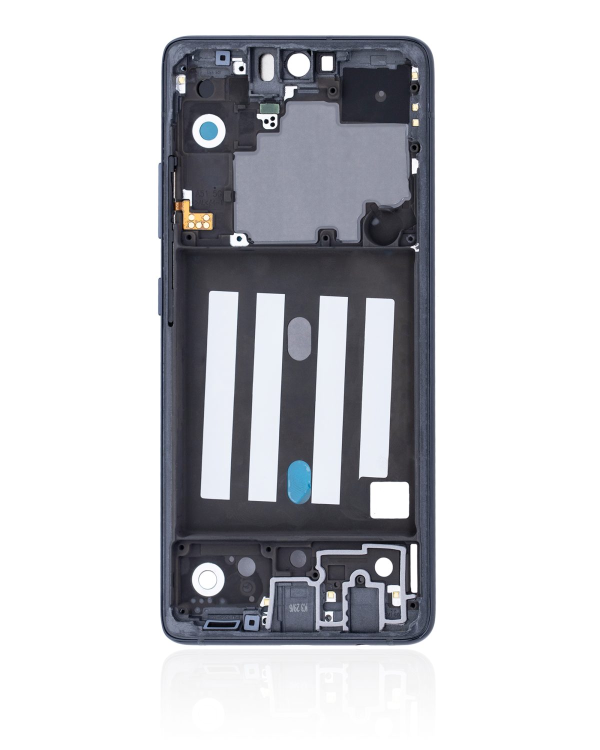 Samsung Galaxy A51 5G İle Uyumlu  Orta Çerçeve Kasası Orta Çerçeve Kasası (A516 2020) (Verizon Olmayan 5G UW) (Prizma Küp Siyah) - Görsel 4