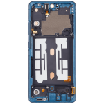 Samsung Galaxy A51 5G İle Uyumlu UW (A516V 2020) (Sadece Verizon 5G UW Çerçevesi) Orijinal (Prizma Tuğlaları Mavi) Çerçeveli ekran Orijinal Ekranı - Görsel 5
