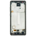 Samsung Galaxy A52 4G İle Uyumlu (A525 2021) A52 5G (A526 2021) A52S 5G (A528 2021) (6,36") (Harika Beyaz) Çerçeveli ekran Orijinal Ekranı - Görsel 5