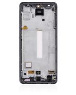 Samsung Galaxy A52 4G İle Uyumlu Çerçeveli ekran LCD Ekranı (Parmak İzi Sensörü Olmadan) (A525 2021) A52 5G (A526 2021) A52S (A528 2021) (Satış Sonrası: Incell) (Harika Siyah) - Görsel 5