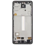 Samsung Galaxy A52 4G İle Uyumlu Çerçeveli ekran OLED Ekranı (A525 2021) A52 5G (A526 2021) A52S 5G (A528 2021) (6,36") (Aftermarket Plus) (Harika Siyah) - Görsel 5