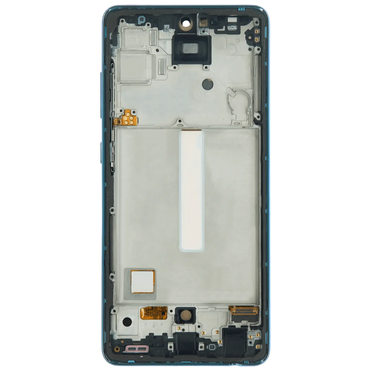 Samsung Galaxy A52 4G İle Uyumlu Çerçeveli ekran Orijinal Ekranı (A525 2021) A52 5G (A526 2021) A52S 5G (A528 2021) (6,36") (Harika Mavi) - Görsel 5