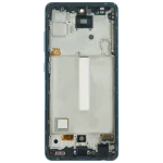 Samsung Galaxy A52 4G İle Uyumlu Çerçeveli ekran Orijinal Ekranı (A525 2021) A52 5G (A526 2021) A52S 5G (A528 2021) (6,36") (Harika Mavi) - Görsel 5