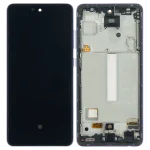 Samsung Galaxy A52 4G İle Uyumlu Çerçeveli ekran Orijinal Ekranı (A525 2021) A52 5G (A526 2021) A52S 5G (A528 2021) (6,36") (Harika Menekşe) - Görsel 3