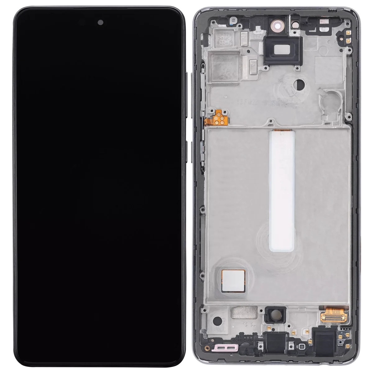 Samsung Galaxy A52 4G İle Uyumlu Çerçeveli ekran Orijinal Ekranı (A525 2021) A52 5G (A526 2021) A52S 5G (A528 2021) (6,46") (Harika Siyah) - Görsel 3