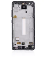 Samsung Galaxy A52 4G İle Uyumlu Çerçeveli ekran Orijinal Ekranı (A525 2021) A52 5G (A526 2021) A52S 5G (A528 2021) (Servis Paketi) (Harika Siyah) Çerçeveli ekran Orijinal Ekranı - Görsel 3
