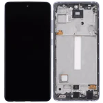 Samsung Galaxy A52 4G İle Uyumlu Çerçeveli ekran Orijinal Ekranı(A525 2021) A52 5G (A526 2021) A52S 5G (A528 2021) (6,46") (Harika Mor - Görsel 3