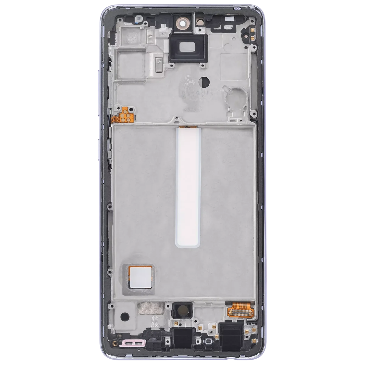 Samsung Galaxy A52 4G İle Uyumlu Çerçeveli ekran Orijinal Ekranı(A525 2021) A52 5G (A526 2021) A52S 5G (A528 2021) (6,46") (Harika Mor - Görsel 6