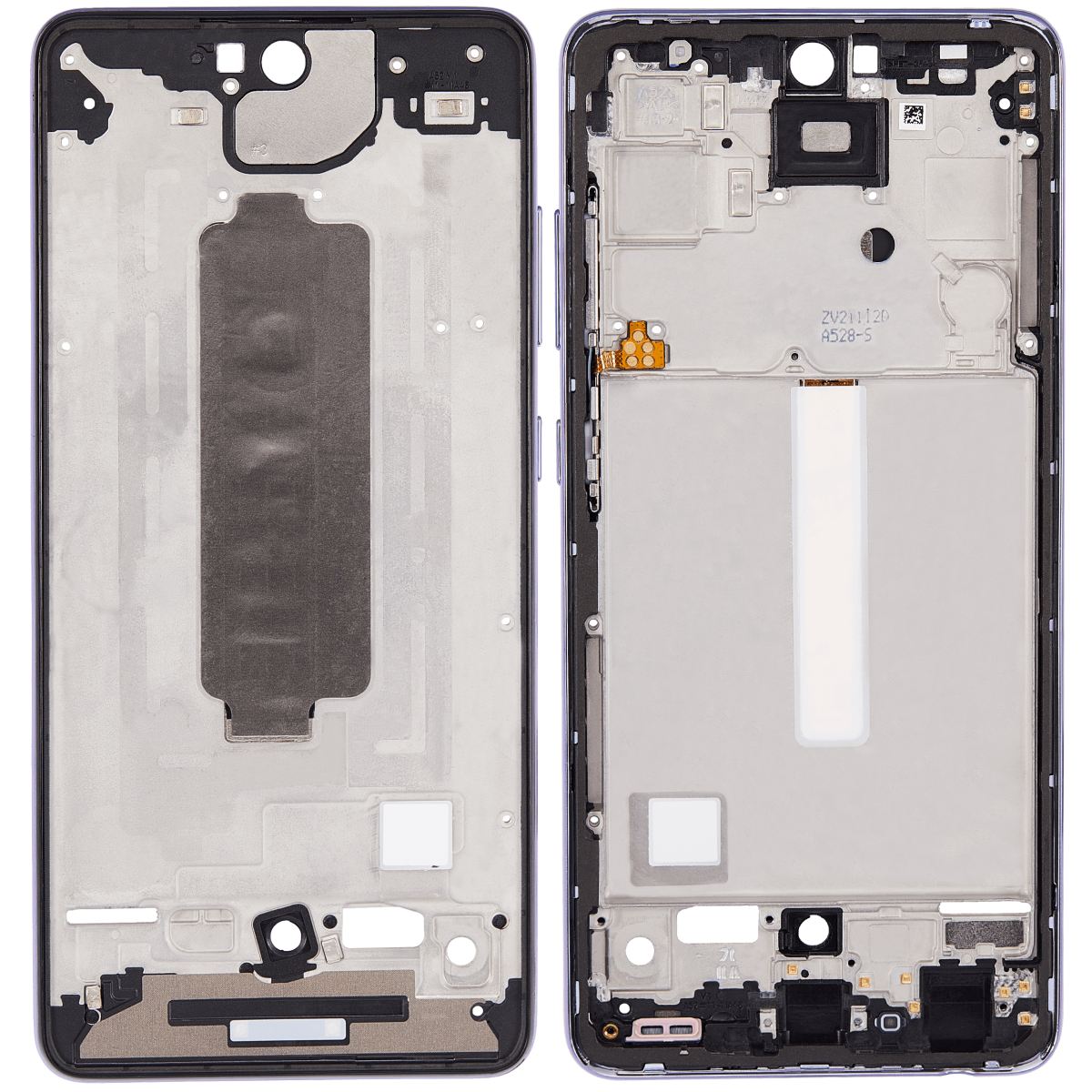 Samsung Galaxy A52 4G İle Uyumlu  Orta Çerçeve Kasası Orta Çerçeve Kasası (A525 2021) A52 5G (A526 2021) A52S 5G (A528 2021) (Harika Menekşe) - Görsel 2