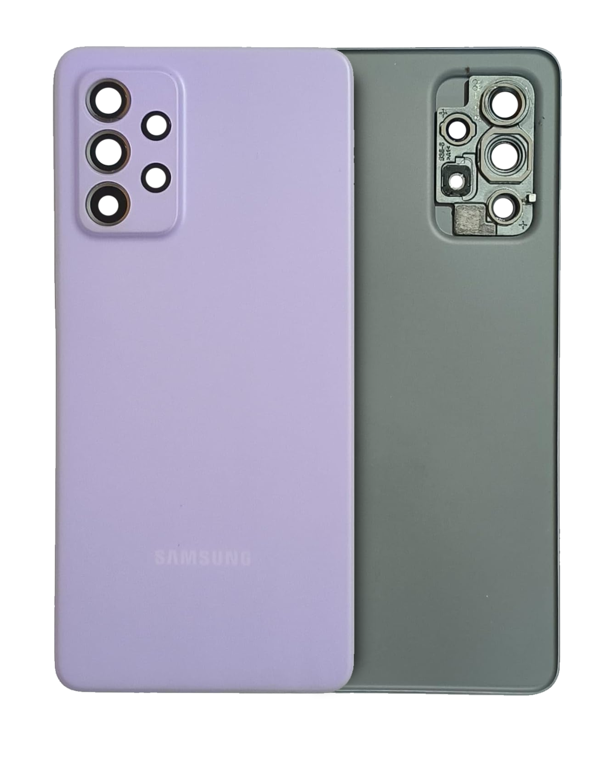 Samsung Galaxy A52 5G İle Uyumlu Arka Kapak Camı Kamera Lensiyle Uyumlu (A526 2021) (Servis Paketi) (Harika Menekşe) - Görsel 3