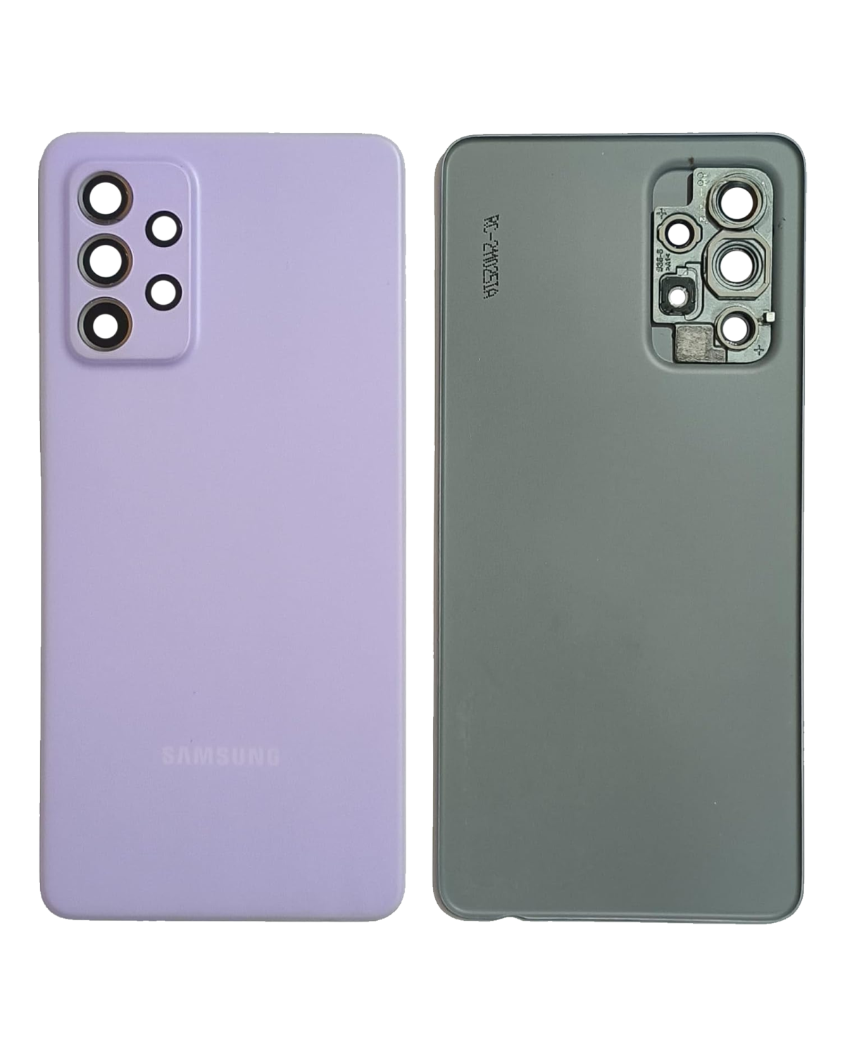 Samsung Galaxy A52 5G İle Uyumlu Arka Kapak Camı Kamera Lensiyle Uyumlu (A526 2021) (Servis Paketi) (Harika Menekşe) - Görsel 5