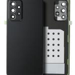 Samsung Galaxy A52 5G İle Uyumlu Arka Kapak Camı Kamera Lensli (A526 2021) (Servis Paketi) (Harika Siyah)