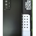 Samsung Galaxy A52 5G İle Uyumlu Arka kapak Cam (A526 2021) (Aftermarket Plus) (Harika Siyah)