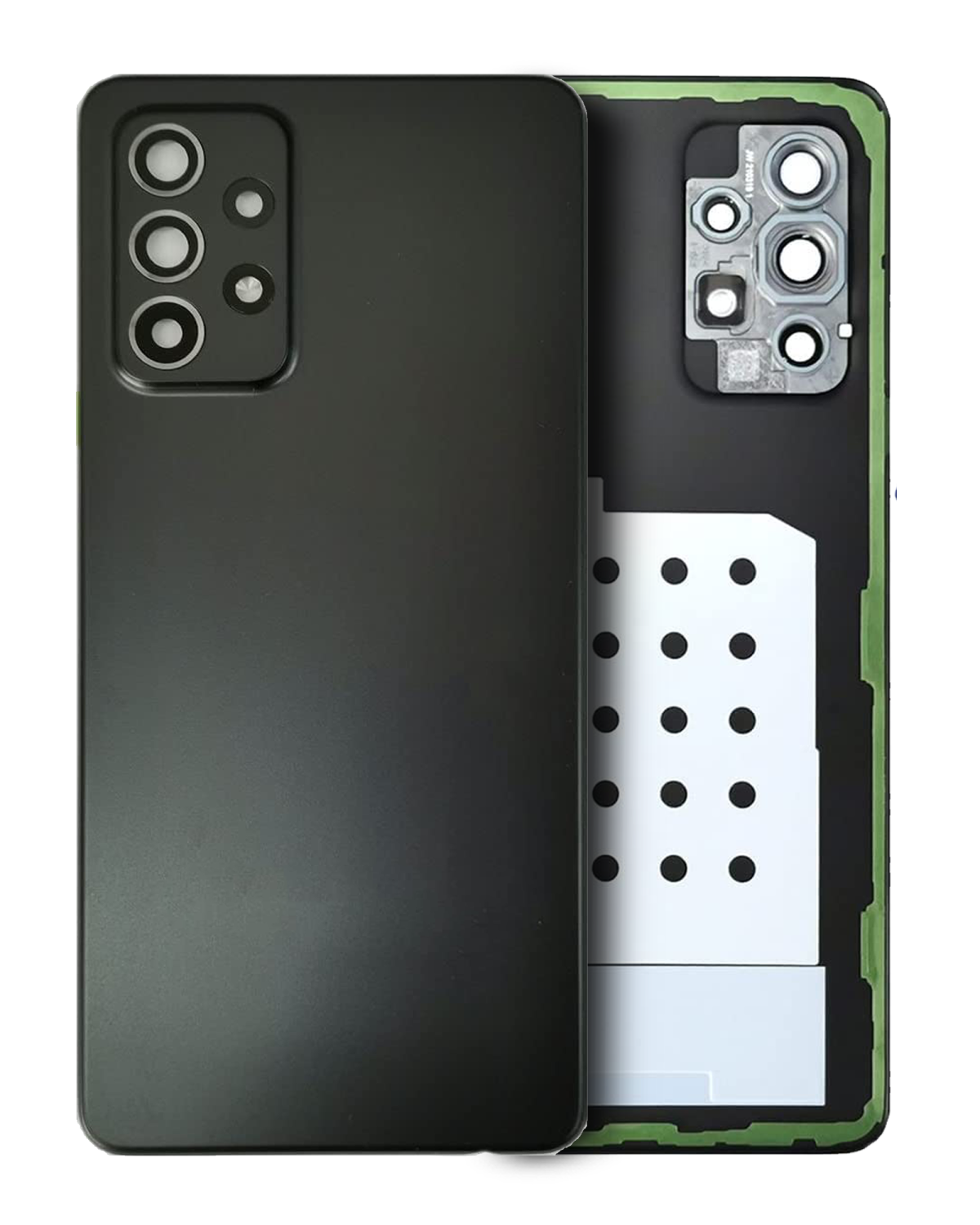 Samsung Galaxy A52 5G İle Uyumlu Arka kapak Cam (A526 2021) (Aftermarket Plus) (Harika Siyah) - Görsel 5