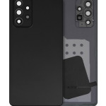 Samsung Galaxy A52 Arka İle Uyumlu Kapak Camı Kamera Lensiyle Uyumlu s (A528 2021) (Servis Paketi) (Harika Siyah)