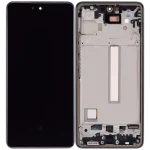 Samsung Galaxy A53 5G İle Uyumlu (A536 2022) (6.46") (Aftermarket Plus) (Siyah) Çerçeveli ekran Orijinal Ekranı - Görsel 2