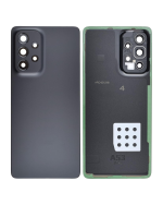 Samsung Galaxy A53 5G İle Uyumlu Arka Kapak Camı Kamera Lensiyle Uyumlu (A536 2022) (Servis Paketi) (Siyah) - Görsel 3