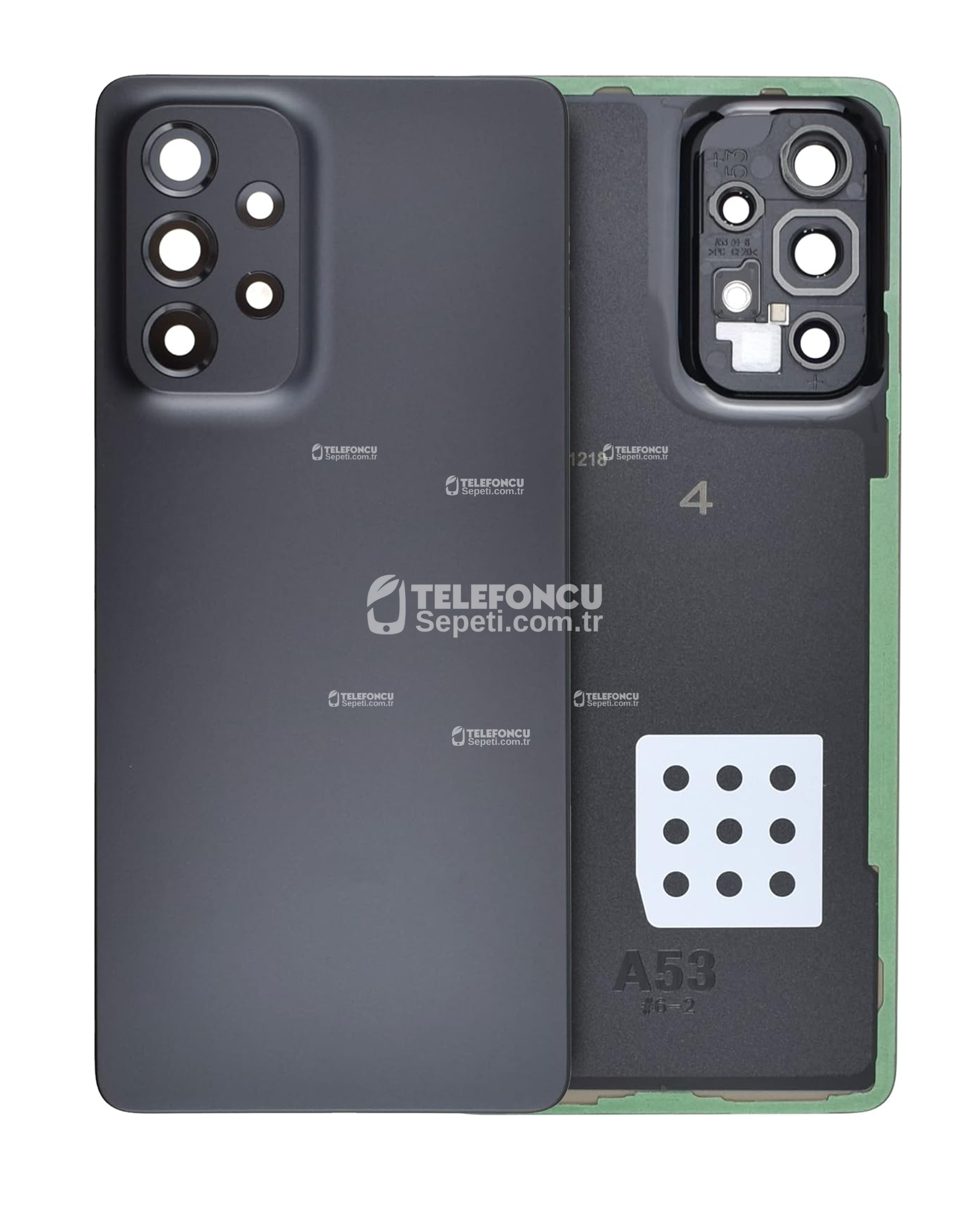 Samsung Galaxy A53 5G İle Uyumlu Arka Kapak Camı Kamera Lensiyle Uyumlu (A536 2022) (Servis Paketi) (Siyah) Samsung Galaxy A53 5G İle Uyumlu Arka Kapak Camı Kamera Lensiyle Uyumlu (A536 2022) (Servis Paketi) (Siyah)