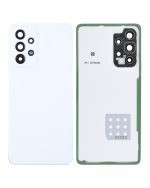 Samsung Galaxy A53 5G İle Uyumlu Arka Kapak Camı Kamera Lensli (A536 2022) (Servis Paketi) (Beyaz) - Görsel 5