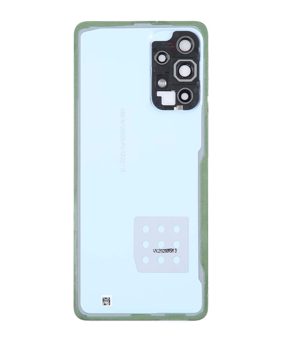 Samsung Galaxy A53 5G İle Uyumlu Arka Kapak Camı Kamera Lensli (A536 2022) (Servis Paketi) (Mavi) - Görsel 2