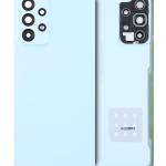 Samsung Galaxy A53 5G İle Uyumlu Arka Kapak Camı Kamera Lensli (A536 2022) (Servis Paketi) (Mavi)